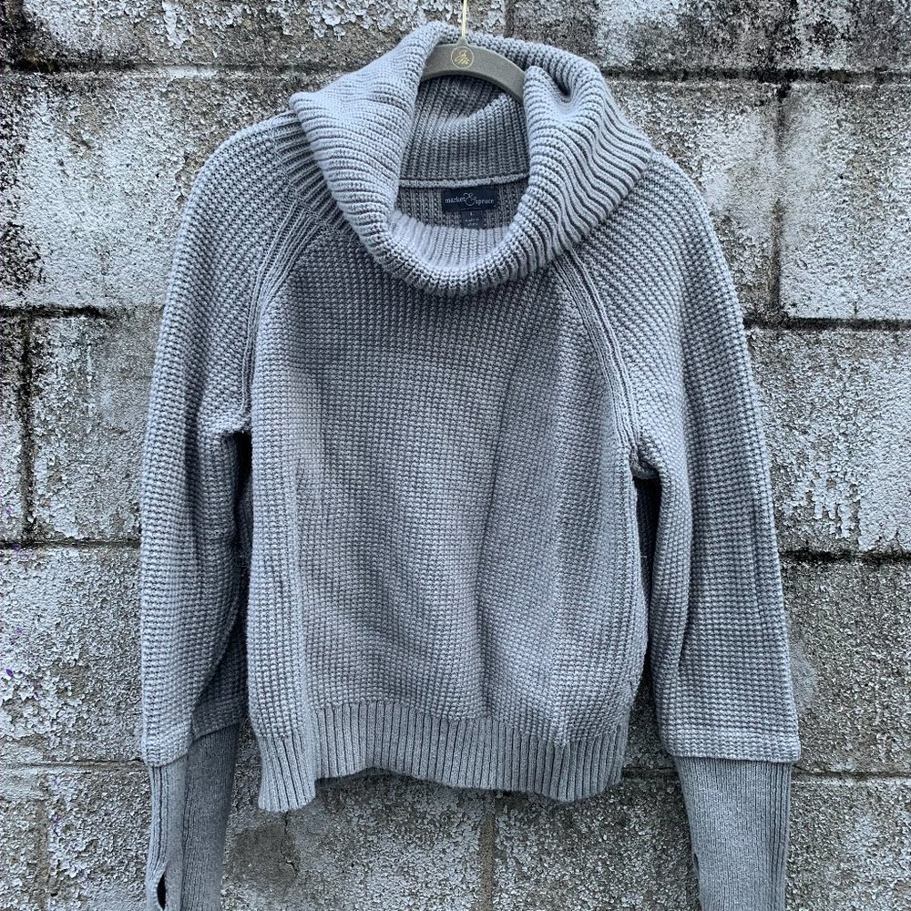 Sharon Thumb Hole Cotton Blend Pullover